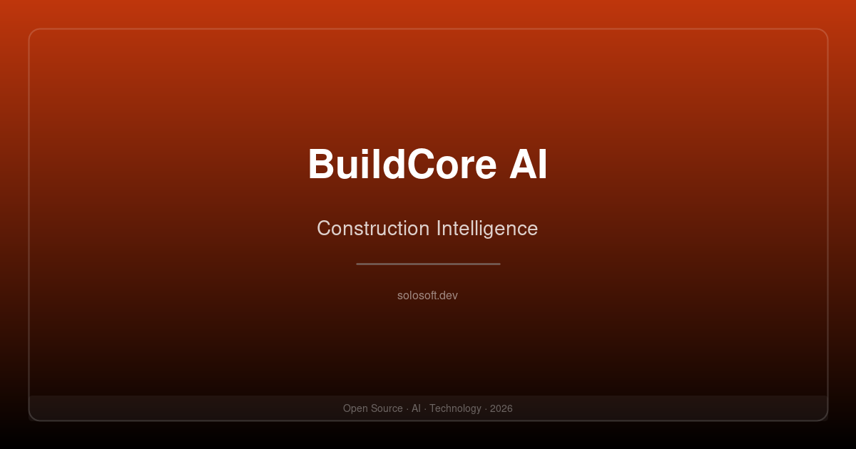 BuildCore AI: Transforming Construction Intelligence with Multi-Agent AI Pipelines