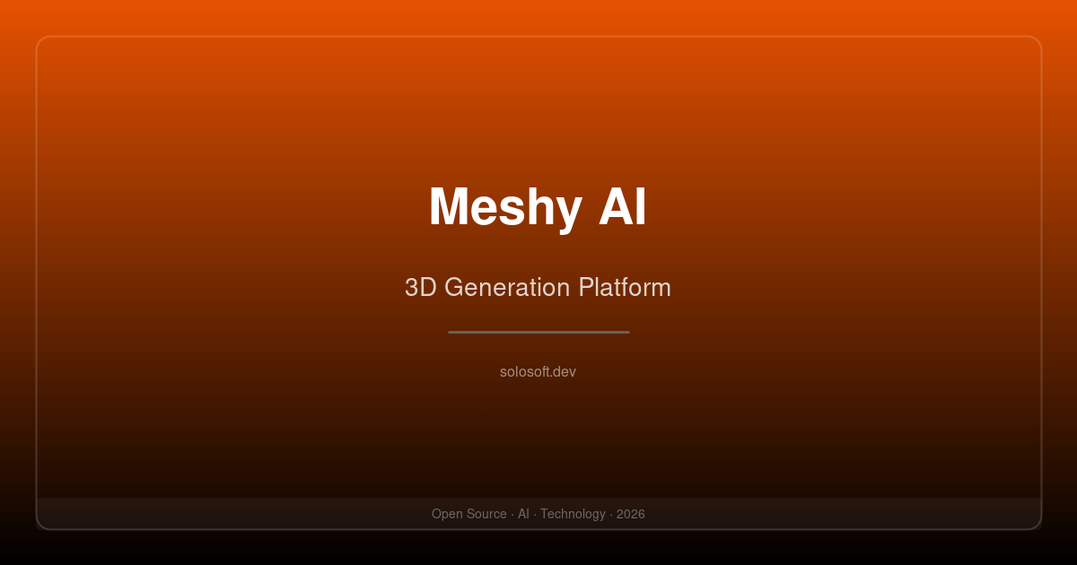Meshy AI: Text and Images to Production 3D Assets in Minutes