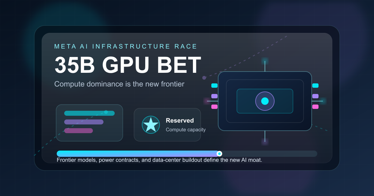 Meta's $35B GPU Bet and the AI Infrastructure Race