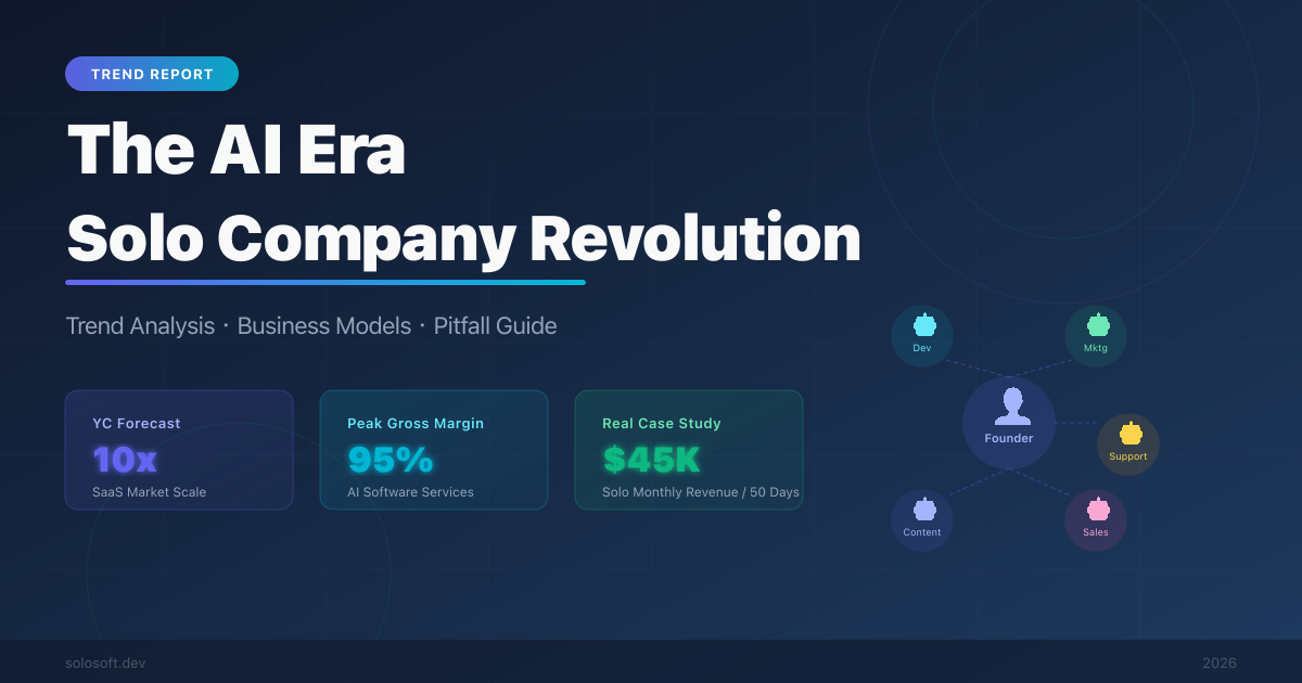 The Solo Company Revolution: AI Business Models and Trends 2026